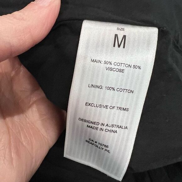 Seafolly Silk Road Paisley Cotton Blend Midi Cover-Up Sundress M‎ NWT - Picture 12 of 12